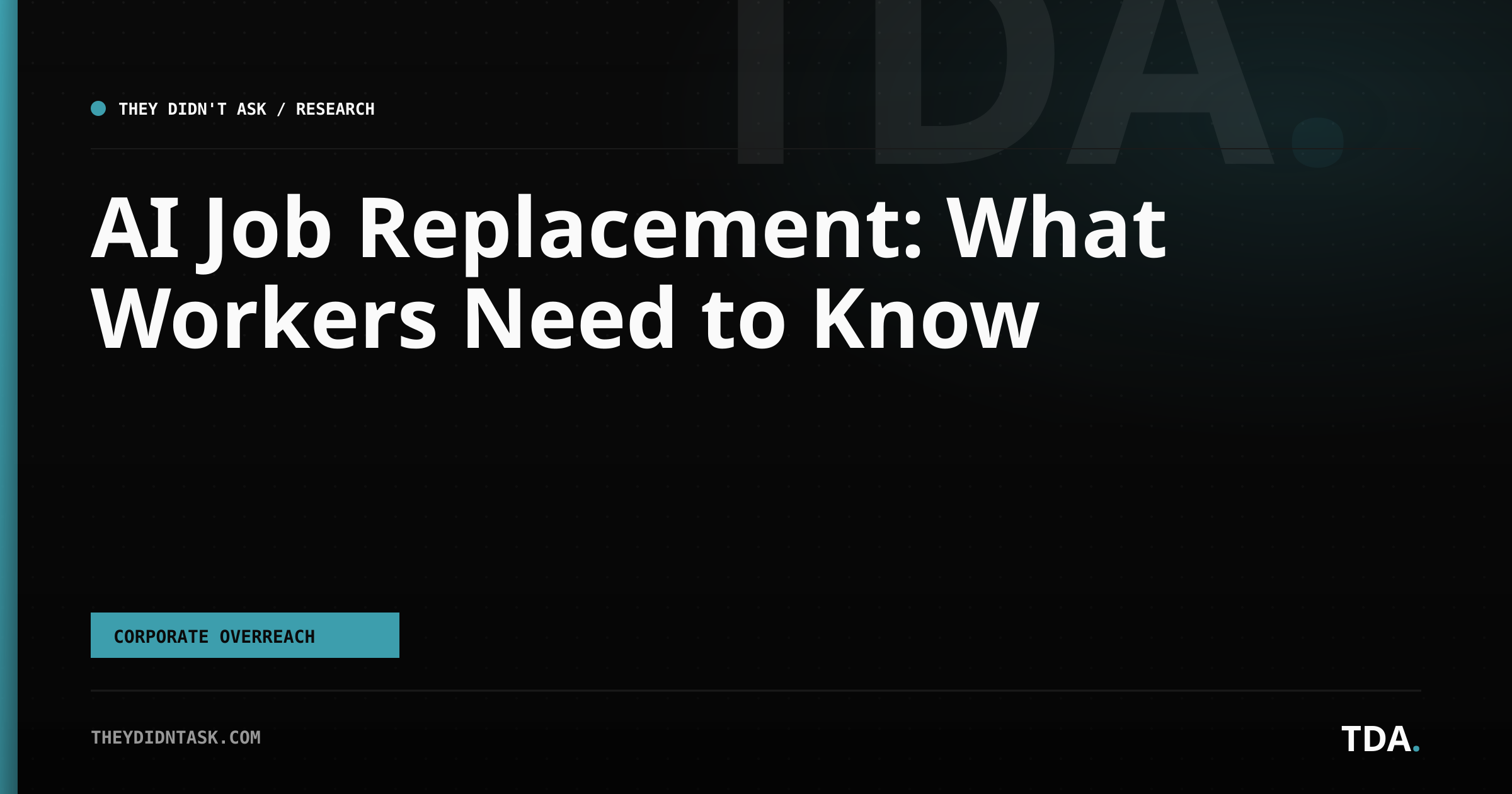AI Job Replacement: What Workers Need to Know