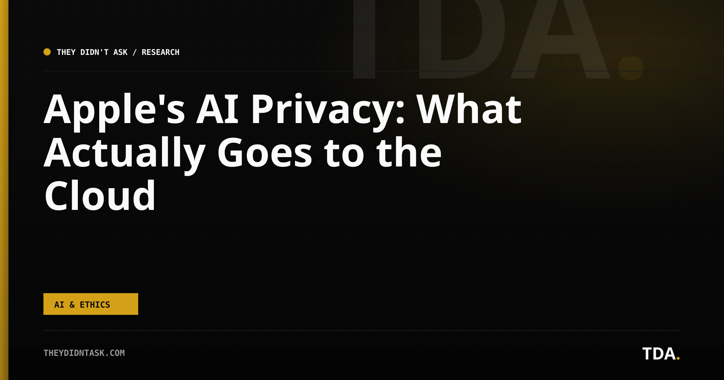 Apple's AI Privacy: What Actually Goes to the Cloud