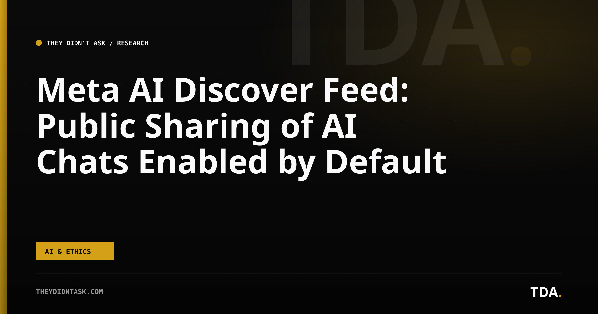 Meta AI Discover Feed: Public Sharing of AI Chats Enabled by Default