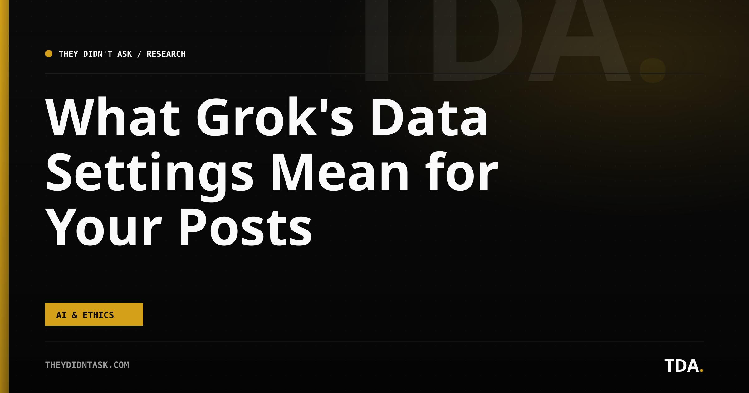 What Grok's Data Settings Mean for Your Posts