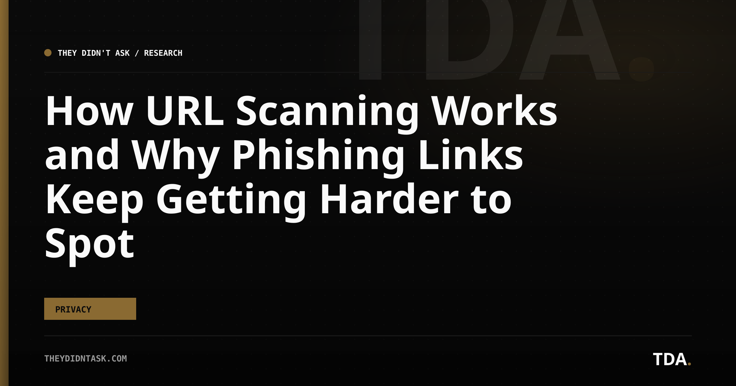 How URL Scanning Works and Why Phishing Links Keep Getting Harder to Spot